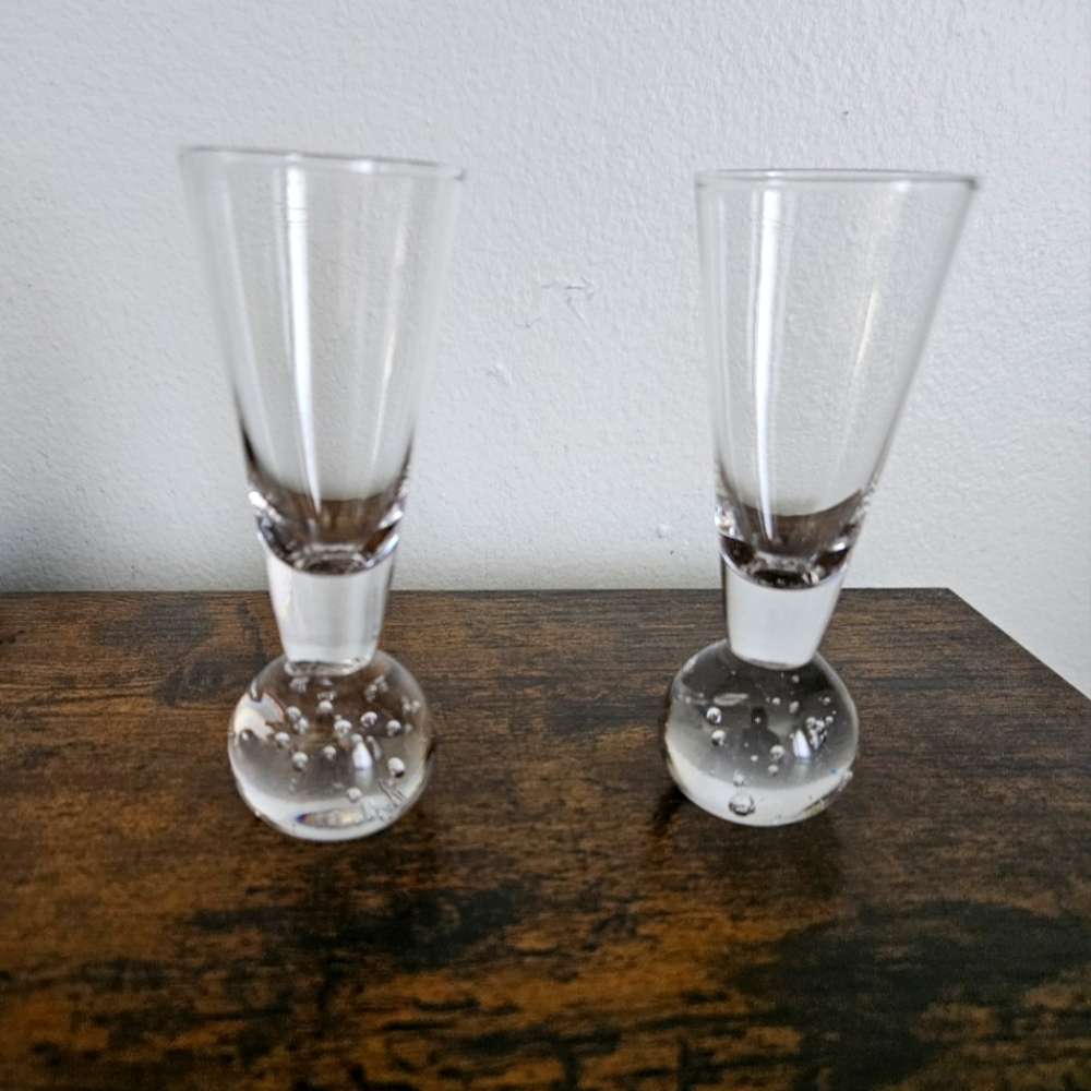 Set Of 2 Tequila Rose Liquor Shot Glasses